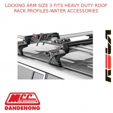 LOCKING ARM SIZE 3 FITS HEAVY DUTY ROOF RACK PROFILES-WATER ACCESSORIES